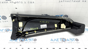 Боковушка заднего сиденья 2 ряд левая BMW X5 F15 14-18 кожа черная Dakota, примятость