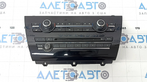 Управление климат-контролем BMW X5 F15 14-18 с подогревом, потерта кнопка, царапины