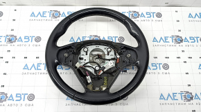 Volan sport BMW X5 F15 14-18 piele neagră cu încălzire, zgârieturi