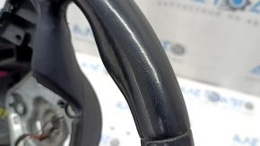 Руль голый BMW X5 F15 14-18 кожа черная с подогревом, Sport, царапины, потерт