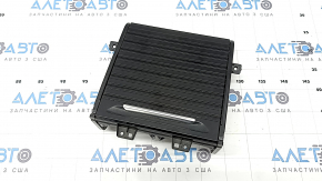 Бокс карман центральной консоли с подстаканниками BMW X5 F15 14-18 черный, с прикуривателем, без пепельницы, контакт с водой