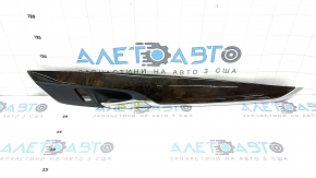 Ornamente ușă față dreapta BMW X5 F15 14-18 sub lemn de plop, cu strat protector, zgârieturi