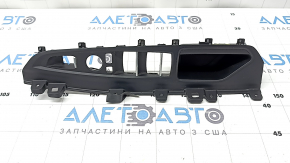 Накладка управления стеклоподъемниками передняя левая BMW X5 F15 14-18 черная с хром, царапины