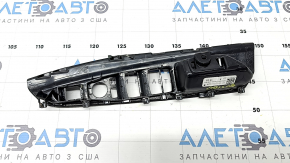 Накладка управления стеклоподъемниками передняя левая BMW X5 F15 14-18 черная с хром, царапины