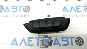 Кнопки памяти сиденья переднего левого Audi A4 B8 13-16 рест тип 2 черная накладка, надломано крепление