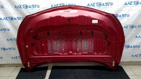 Капот голый Toyota Venza 21-24 красный 3Т3, алюминий