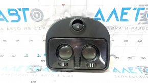 Lampă față Fiat 500 12-19 neagră, sub trapă