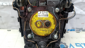 Подушка безопасности airbag в руль водительская Ford Fusion mk5 13-16 черный, ржавый пиропатрон, потертость
