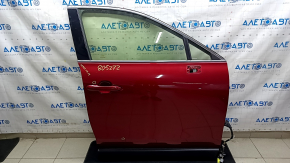 Дверь в сборе передняя правая Toyota Venza 21-24 красный 3Т3, keyless, микро-трещины на лаке, тычки