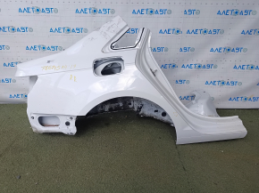 Четверть крыло задняя правая Audi A4 B9 17-19 отпилена, белая, тычки