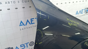 Крыло переднее правое Volvo XC60 18-26 алюминий, синий 723, тычки