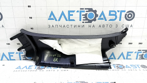 Накладка задней стойки перед форточкой правая Volvo XC60 18-26 черная, потерта