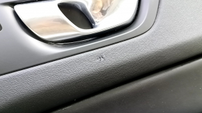 Ornamente ușă spate dreapta Volvo XC60 18-25 piele neagră Nappa, zgârieturi