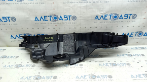 Ornament stâlp spate stânga jos Toyota Venza 21-24 negru, zgârieturi, element de fixare crăpat