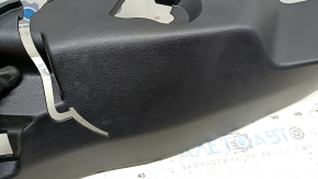Ornament stâlp spate stânga jos Toyota Venza 21-24 negru, zgârieturi, element de fixare crăpat