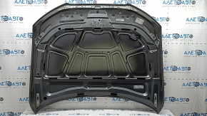 Капот голый Audi A4 B8 13-16 рест сталь, графит LX7R, вмятины, тычки
