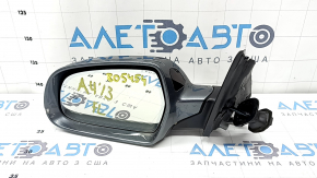 Зеркало боковое левое в сборе Audi A4 B8 08-16 12+2 пинов, память, поворотник, автозатемнение, BSM, графит