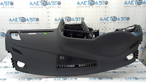 Торпедо передняя панель с AIRBAG Audi A4 B8 13-16 черная рест
