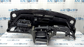 Торпедо передняя панель с AIRBAG Audi A4 B8 13-16 черная рест
