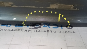 Крышка багажника Audi A4 B8 13-16 рест седан без спойлера, графит LX7R, вмятины, тычки