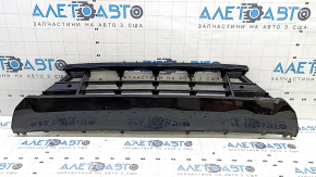 Grilă inferioară bară față Volvo XC60 22-25 pentru senzori de parcare, negru lucios, R-Design, presată, zgârieturi, crăpată