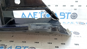 Grilă inferioară bară față Volvo XC60 22-25 pentru senzori de parcare, negru lucios, R-Design, presată, zgârieturi, crăpată