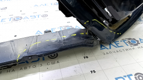 Бампер передний голый Volvo XC60 22-26 синий, под park assist и омыватели фар, R-Design, прижат