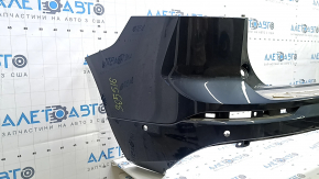 Бампер задний голый Volvo XC60 22-26 синий под парктроники и park assist, царапины