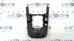 Накладка шифтера Audi A4 B8 13-16 рест под start/stop с управлением медии, царапины,вздулся хром, трещина