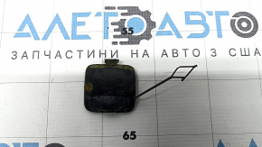 Заглушка буксировочного крюка заднего бампера Audi A4 B8 13-16 S line, надломано крепление