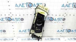 Ornamente stâlp central dreapta sus Audi A4 B8 13-16 rest sedan negru, zgârieturi