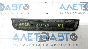 Prag exterior spate stânga Audi A4 B8 08-16 sedan cromat S line, zgârieturi