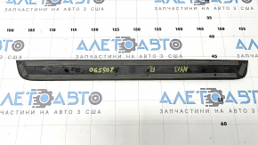 Накладка порога вненш передняя левая Audi A4 B8 08-16 седан хром S line, царапины