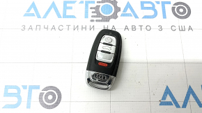 Ключ Audi A4 B8 08-16 smart 4 кнопки, тычки, потерт