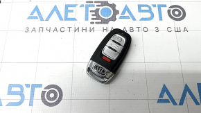 Ключ Audi A4 B8 08-16 smart 4 кнопки, тычки, потерт