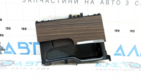 Бокс карман центральной консоли Volvo XC60 18-26 под дерево Linear Lime с хромом