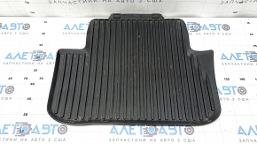 Covoraș interior spate stânga Audi A4 B8 08-15 cauciuc, negru