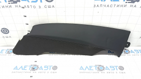 Боковушка заднего сиденья левая Audi A4 B8 13-16 кожа черная Nappa, примята