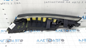 Боковушка заднего сиденья правая Audi A4 B8 13-16 кожа черная Nappa, примята