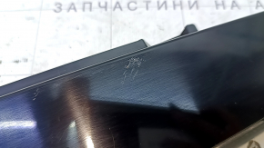Ornamente laterale ușă spate dreapta Volvo XC60 18-25 față, negru lucios, zgârieturi