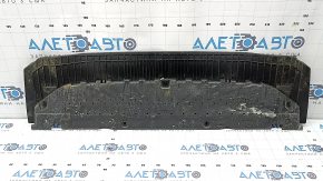 Защита переднего бампера Audi A4 B8 13-16 s-line, царапины, надломано ребро