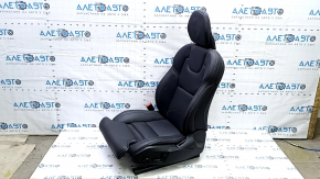 Водительское сидение Volvo XC60 22-26 с airbag, электрическое, подогрев, вентиляция, кожа черная Nappa с перфорацией и коленным подпором, с блоком управления, царапины, надрыв