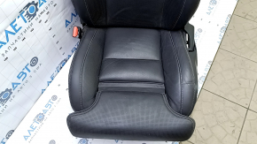 Водительское сидение Volvo XC60 22-26 с airbag, электрическое, подогрев, вентиляция, кожа черная Nappa с перфорацией и коленным подпором, с блоком управления, царапины, надрыв