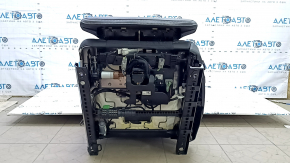 Водительское сидение Volvo XC60 22-26 с airbag, электрическое, подогрев, вентиляция, кожа черная Nappa с перфорацией и коленным подпором, с блоком управления, царапины, надрыв