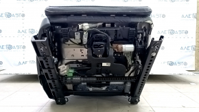 Scaun pasager Volvo XC60 18-25 cu airbag, electric, încălzit, ventilat, piele Nappa neagră perforată și suport pentru genunchi, cu unitate de control, pentru curățare
