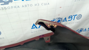 Бампер передний голый Toyota Highlander 20-26 XSE красный, царапины, сломано крепление