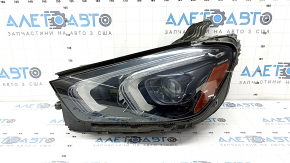 Far stânga față complet Mercedes W167 GLE 350 450 20-23 LED cu garnitură, nisip