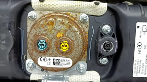 Торпедо передняя панель с AIRBAG Mercedes W167 GLE 350 450 20-23 черная без проекции, с верхней накладкой, ржавый пиропатрон