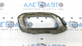 Обрамление накладки заднего бампера нижнее левое Mercedes W167 GLE 350 450 20-26 хром