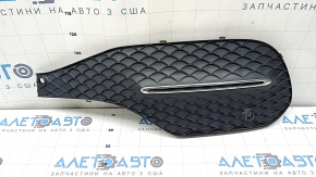 Решетка переднего бампера левая Mercedes W167 GLE 350 450 20-23 структура с хром, под парктроники